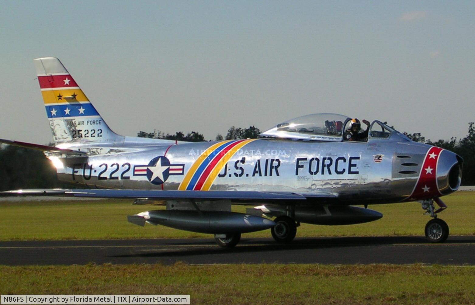 N86FS, 1954 Canadair F-86 MK.5 Sabre C/N 1157, F-86
