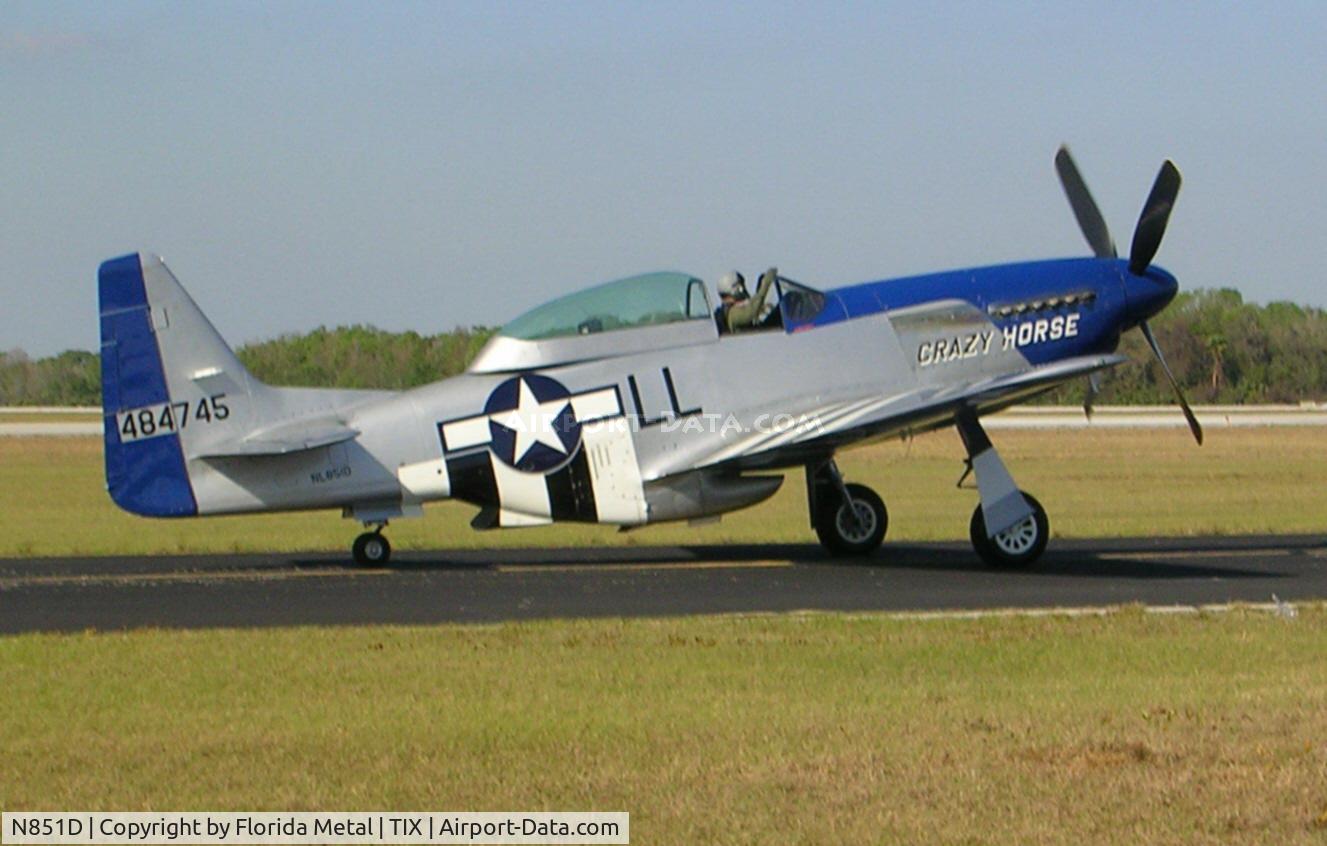 N851D, 1944 North American P-51D Mustang C/N 44-84745, Crazy Horse P-51