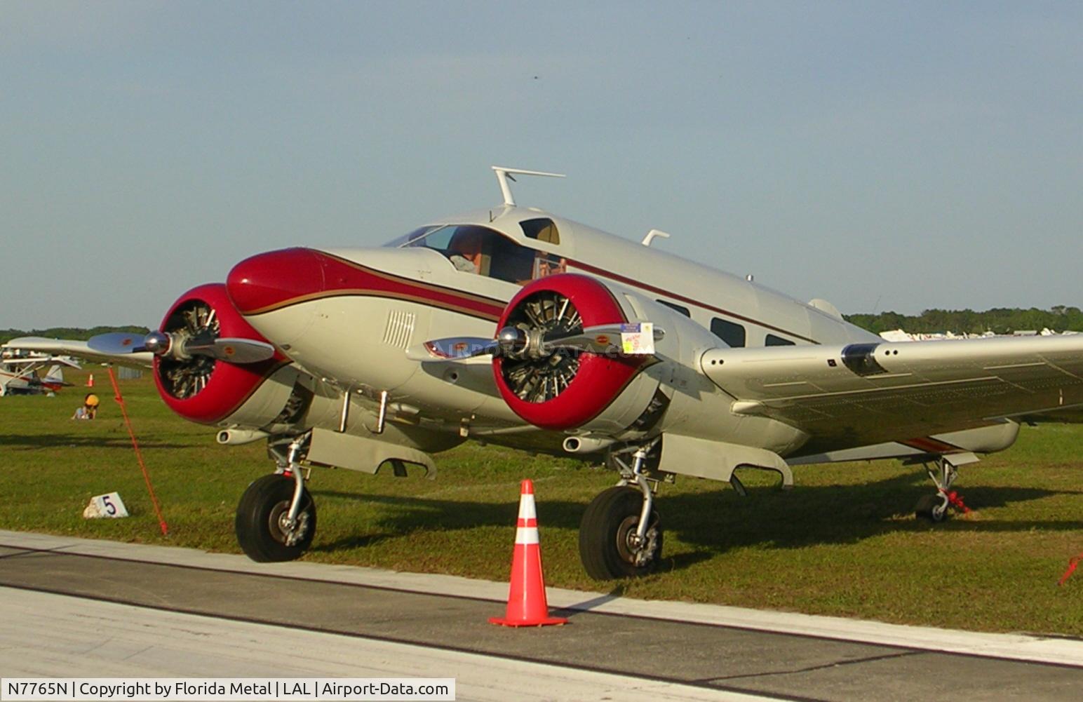 N7765N, 1959 Beech E18S C/N BA-413, Sun N Fun Beech E18