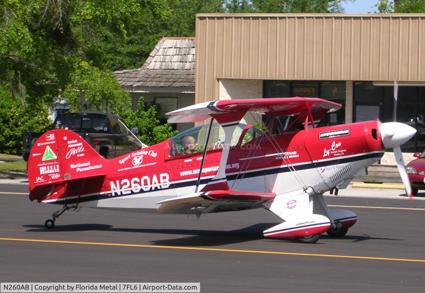 N260AB, 1989 Christen Pitts S-2B Special C/N 5175, ERAU Sport Aviation