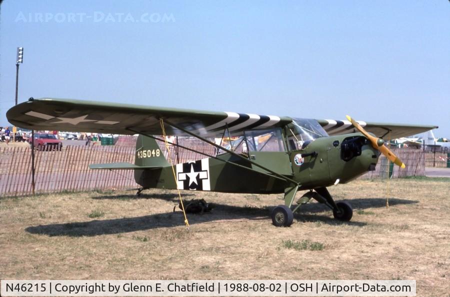 N46215, 1943 Taylorcraft DCO-65 C/N L-5048, L-2M