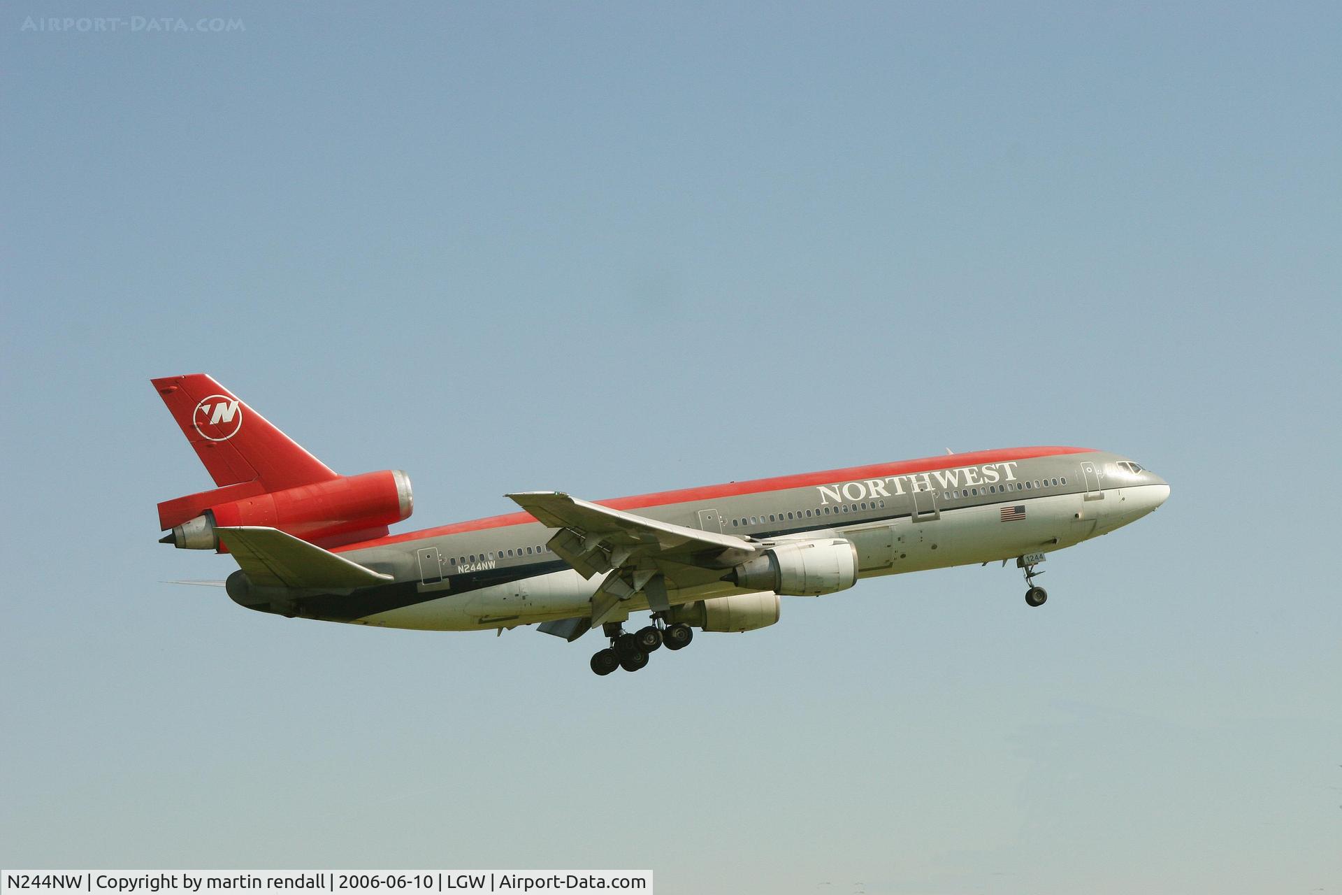 N244NW, 1988 McDonnell Douglas DC-10-30 C/N 48316, DC10