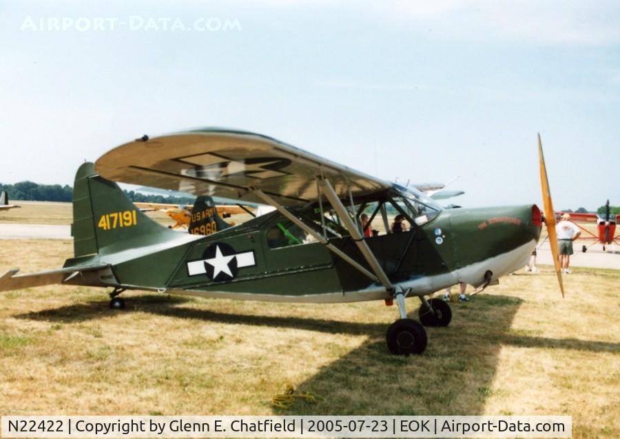 N22422, Stinson L-5B Sentinel C/N 44-17191A, L-5B 44-17191