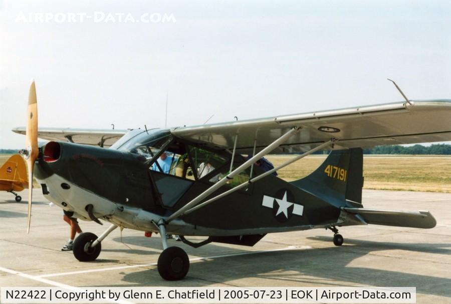 N22422, Stinson L-5B Sentinel C/N 44-17191A, L-5B 44-17191