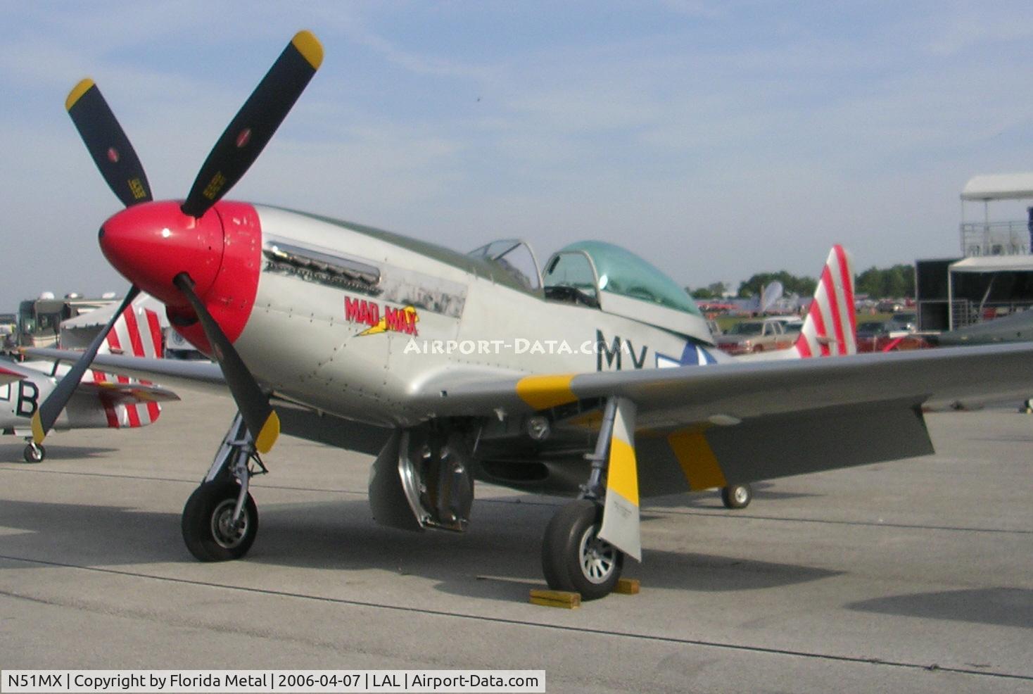 N51MX, 1944 North American F-51D Mustang C/N 45-11559, Mad Max