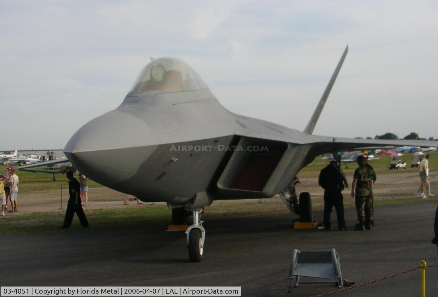 03-4051, 2003 Lockheed Martin F-22A Raptor C/N 4051, F-22