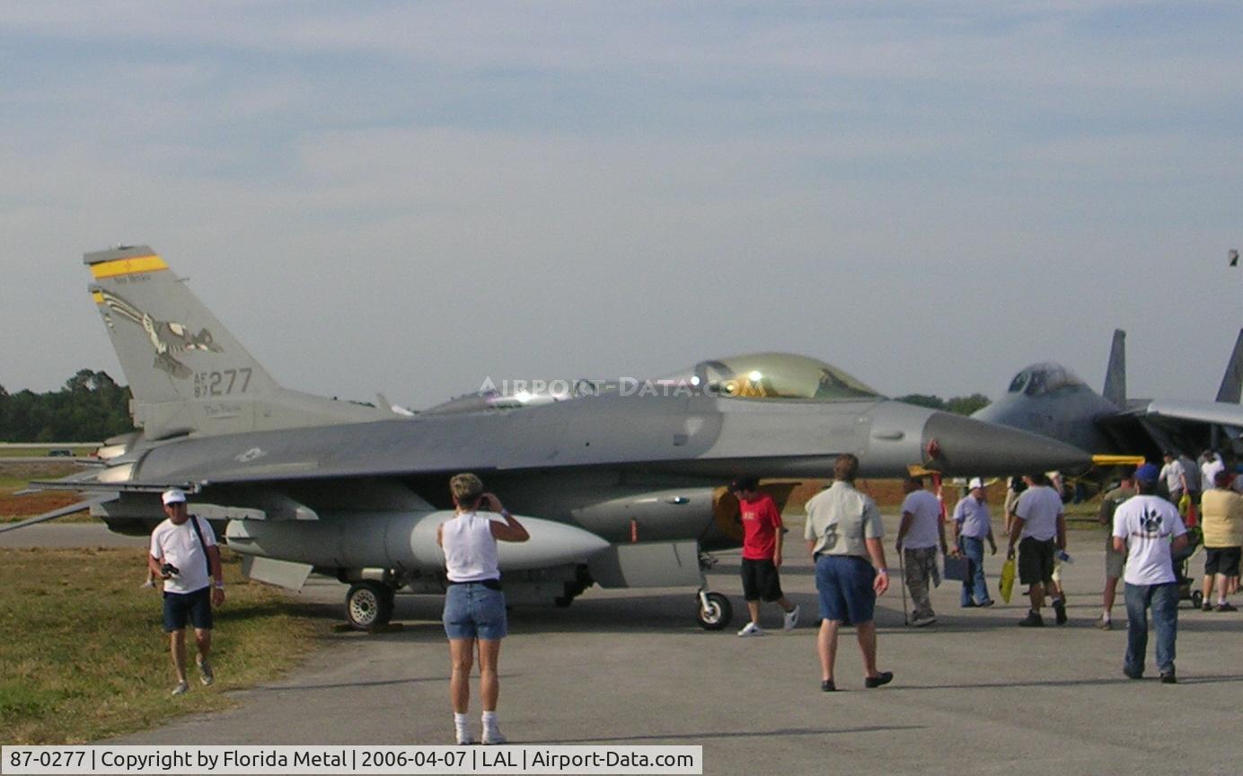 87-0277, 1987 General Dynamics F-16C Fighting Falcon C/N 5C-538, F-16