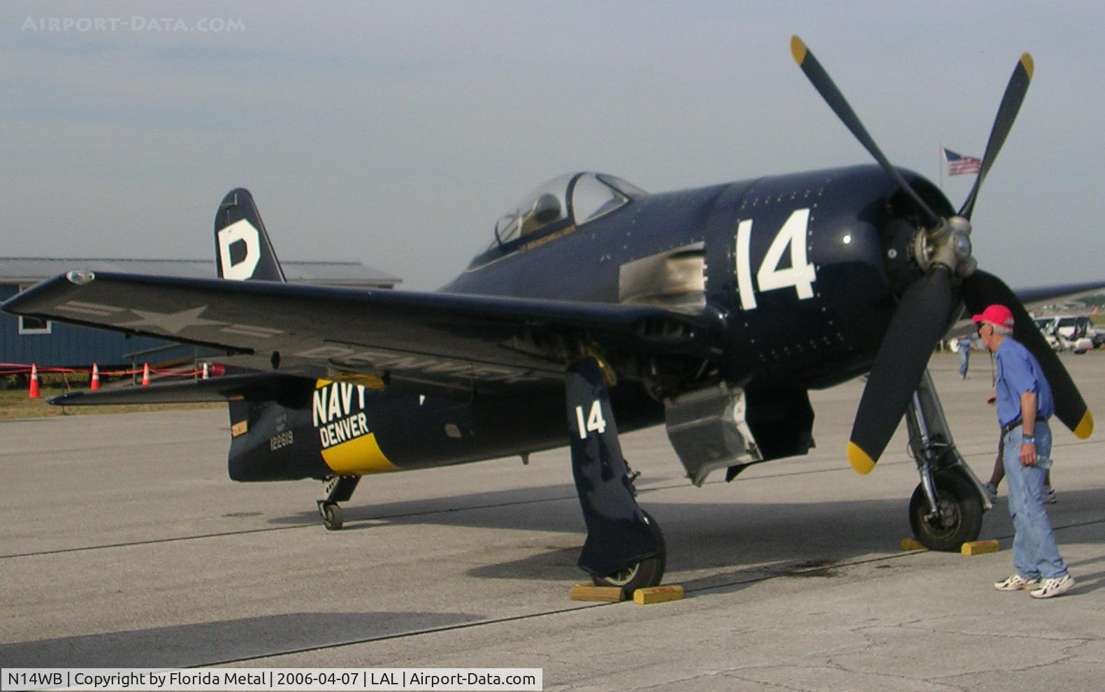 N14WB, Grumman F8F-2 (G58) Bearcat C/N D.1148, Sun N Fun