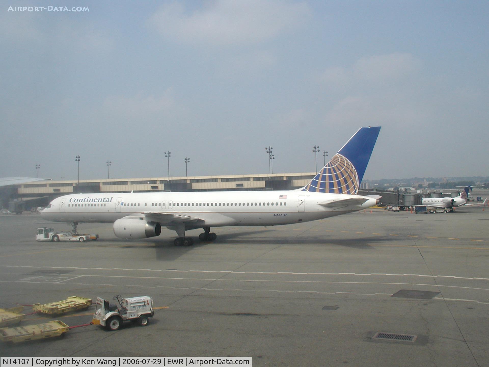 N14107, 1994 Boeing 757-224 C/N 27297, Continental Boeing 757