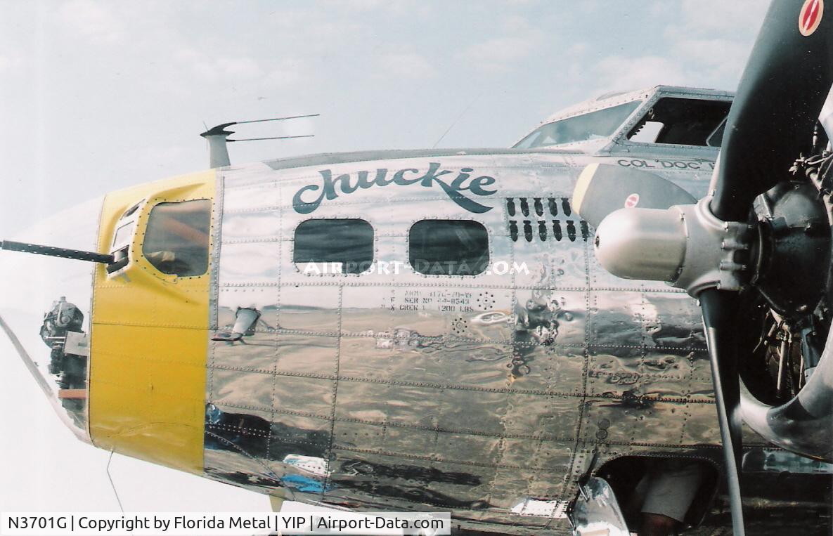 N3701G, 1944 Boeing B-17G Flying Fortress C/N 44-8543A, Chuckie