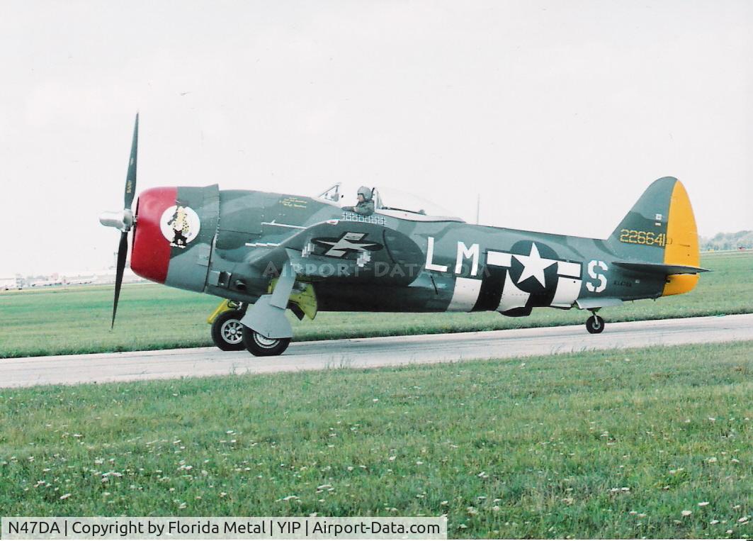 N47DA, 1944 Republic P-47D Thunderbolt C/N 399-55616, Hairless Joe