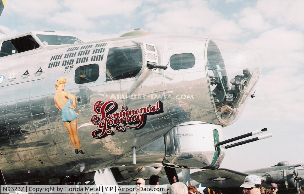 N9323Z, 1944 Boeing B-17G-85-DL Flying Fortress C/N 32155, Sentimental Journey