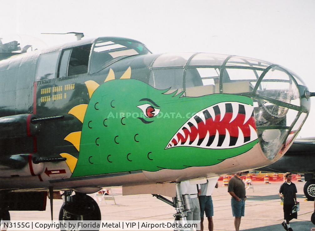 N3155G, North American TB-25N Mitchell C/N 108-34107, B-25