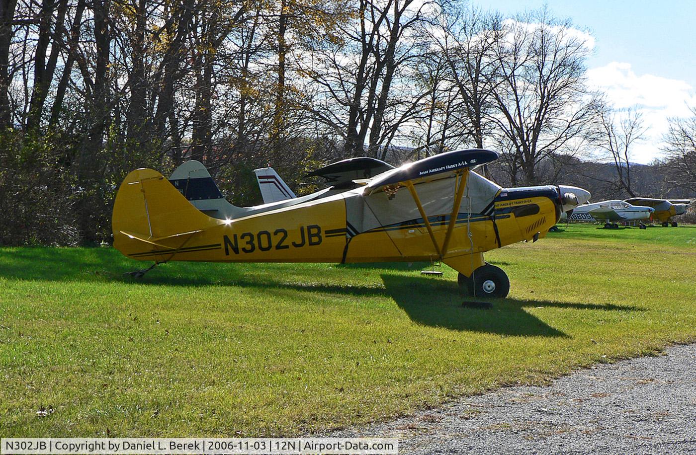 N302JB, 1998 Aviat A-1A Husky C/N 1417, This Aviat A-1A is visiting New Jersey all the way from Carson City, NV.