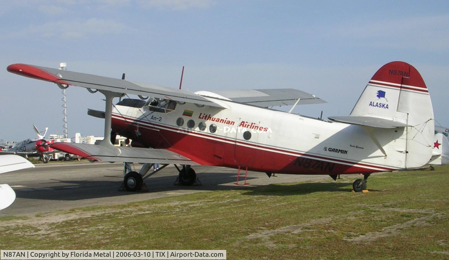 N87AN, 1987 PZL-Mielec AN-2 C/N 1G22331, Airshow