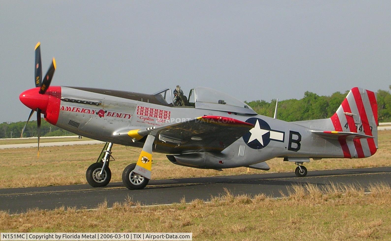 N151MC, 1968 North American F-51D Mustang Mustang C/N AF6722581, American Beauty