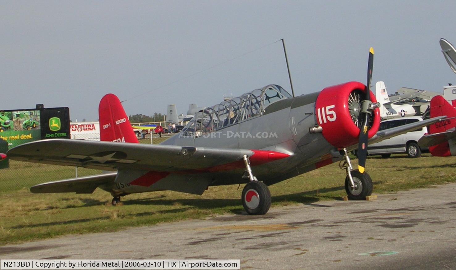 N213BD, 1941 Consolidated Vultee BT-13A C/N 2514, TICO 2006