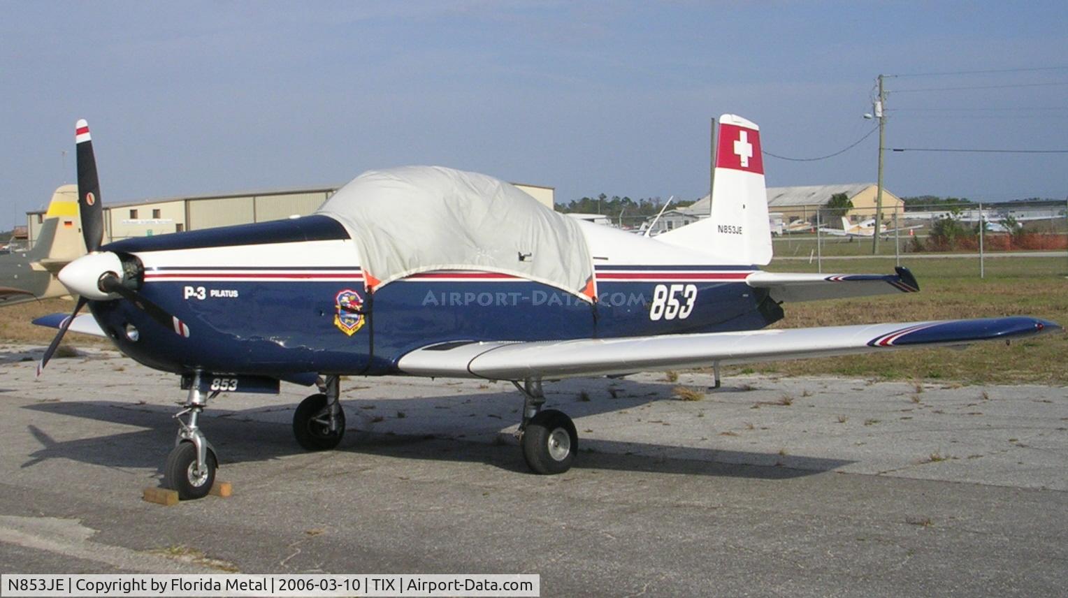 N853JE, 1958 Pilatus P3-05 C/N 491-40, Pilatus