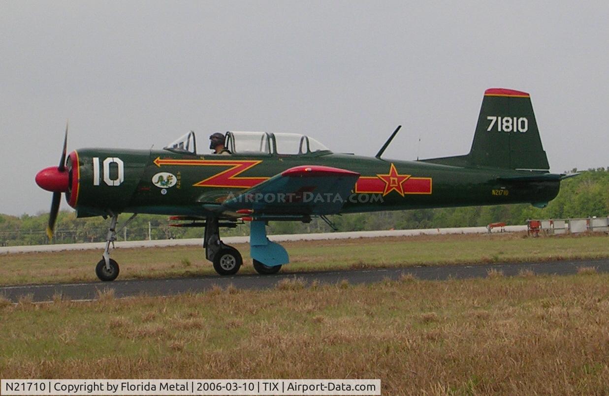 N21710, 1969 Nanchang CJ-6A C/N 2532059, Chinese plane