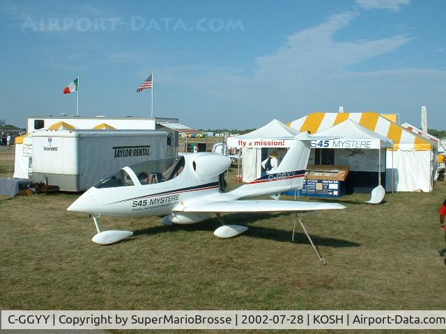 C-GGYY, 2001 Partenair S45 MYSTERE C/N S45-002, S45 Mystere Mark I, S/N:002