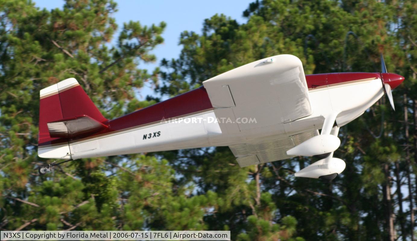 N3XS, 1996 Vans RV-8 C/N C001, Taking off at Spruce Creek