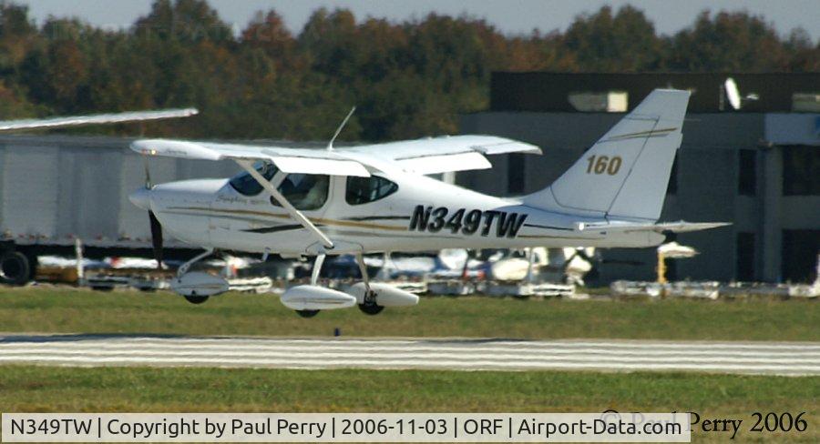 N349TW, 2006 Symphony SA-160 C/N S-0012, Touching down at the piano keys