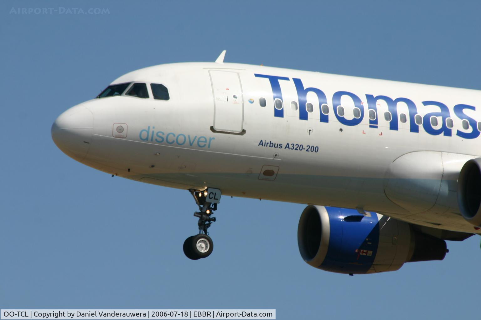 OO-TCL, 1994 Airbus A320-212 C/N 436, arrival of flight FQ2643 from Almeria