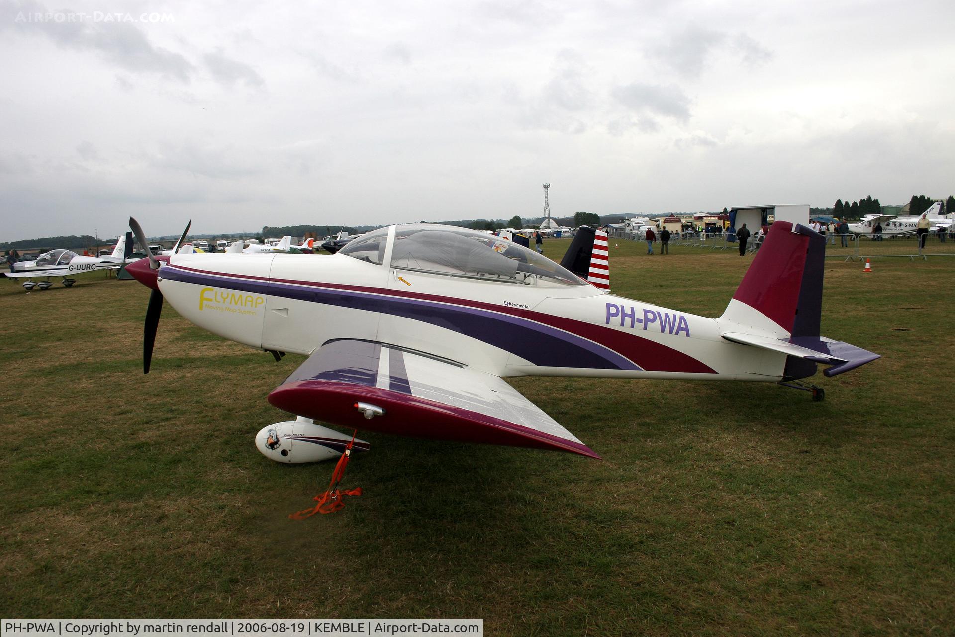 PH-PWA, 2000 Vans RV-8 C/N 80836, RV8