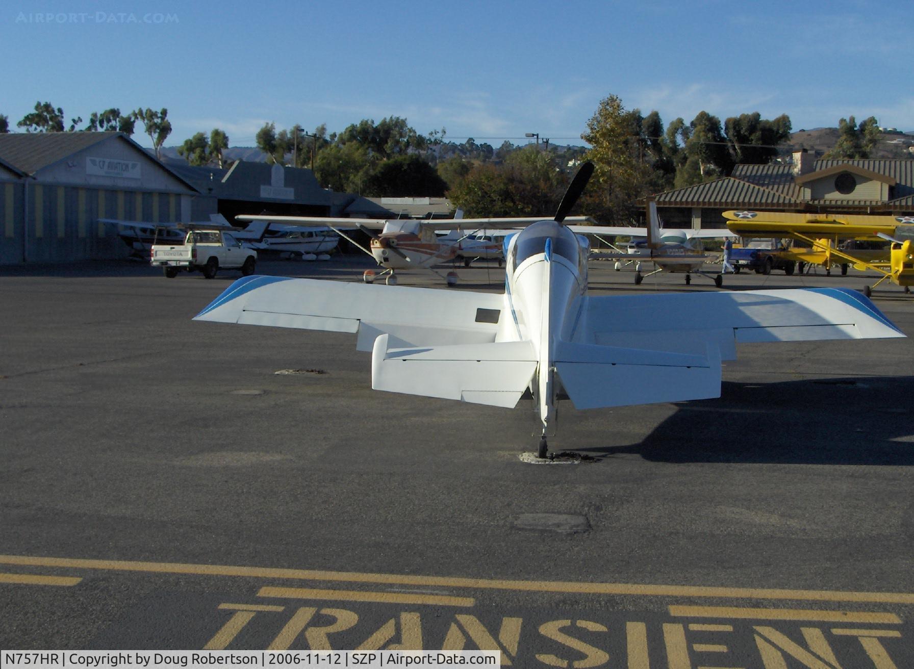 N757HR, 1999 Harmon Rocket II C/N 4218, 1999 Webber HARMON ROCKET II, Lycoming O-540 250 Hp