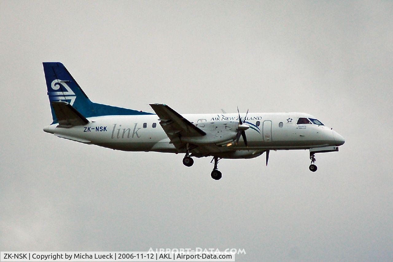 ZK-NSK, 1987 Saab SF340A C/N 340A-084, Air Nelson as Air New Zealand Link