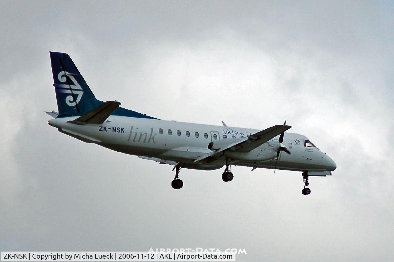 ZK-NSK, 1987 Saab SF340A C/N 340A-084, Air Nelson as Air New Zealand Link