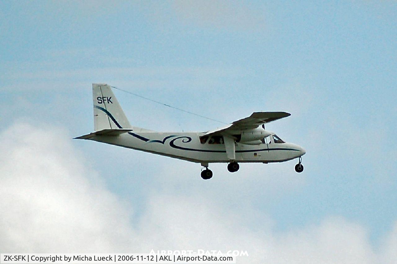 ZK-SFK, Britten-Norman BN-2A Islander C/N 236, One of the many BN Islanders in New Zealand