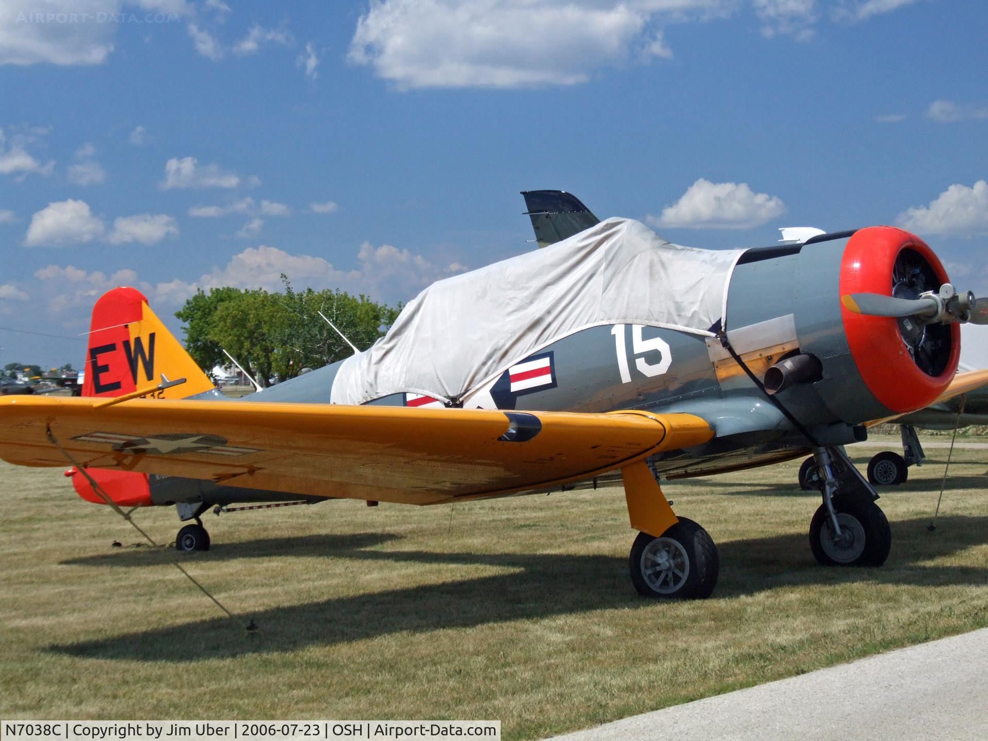 N7038C, 1957 North American SNJ-4 Texan C/N 88-12932, Yet another SNJ in the very popular 