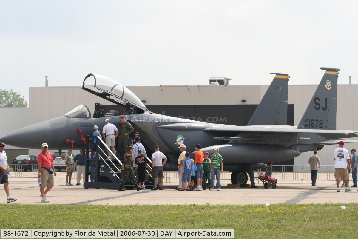 88-1672, 1988 McDonnell Douglas F-15E Strike Eagle C/N 1081/E056, F-15 Eagle