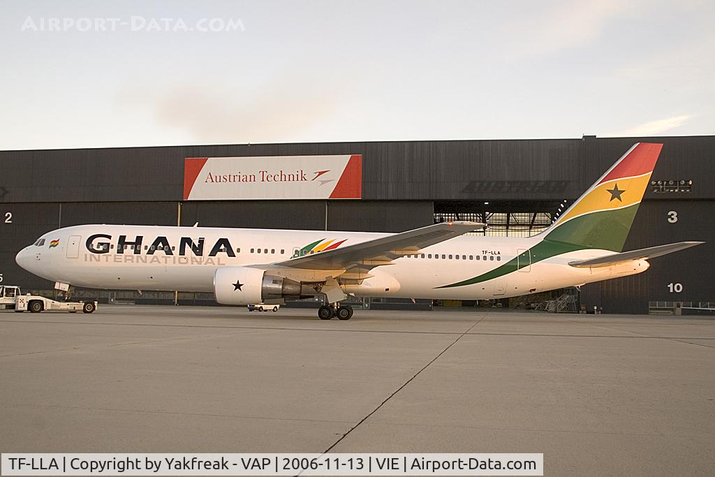 TF-LLA, 1989 Boeing 767-366/ER C/N 24541, Ghana Airways Boeing 767-300