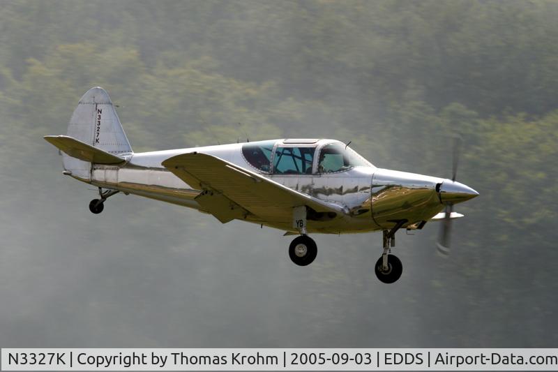 N3327K, 1946 Globe GC-1B Swift C/N 1320, N33327K in short final