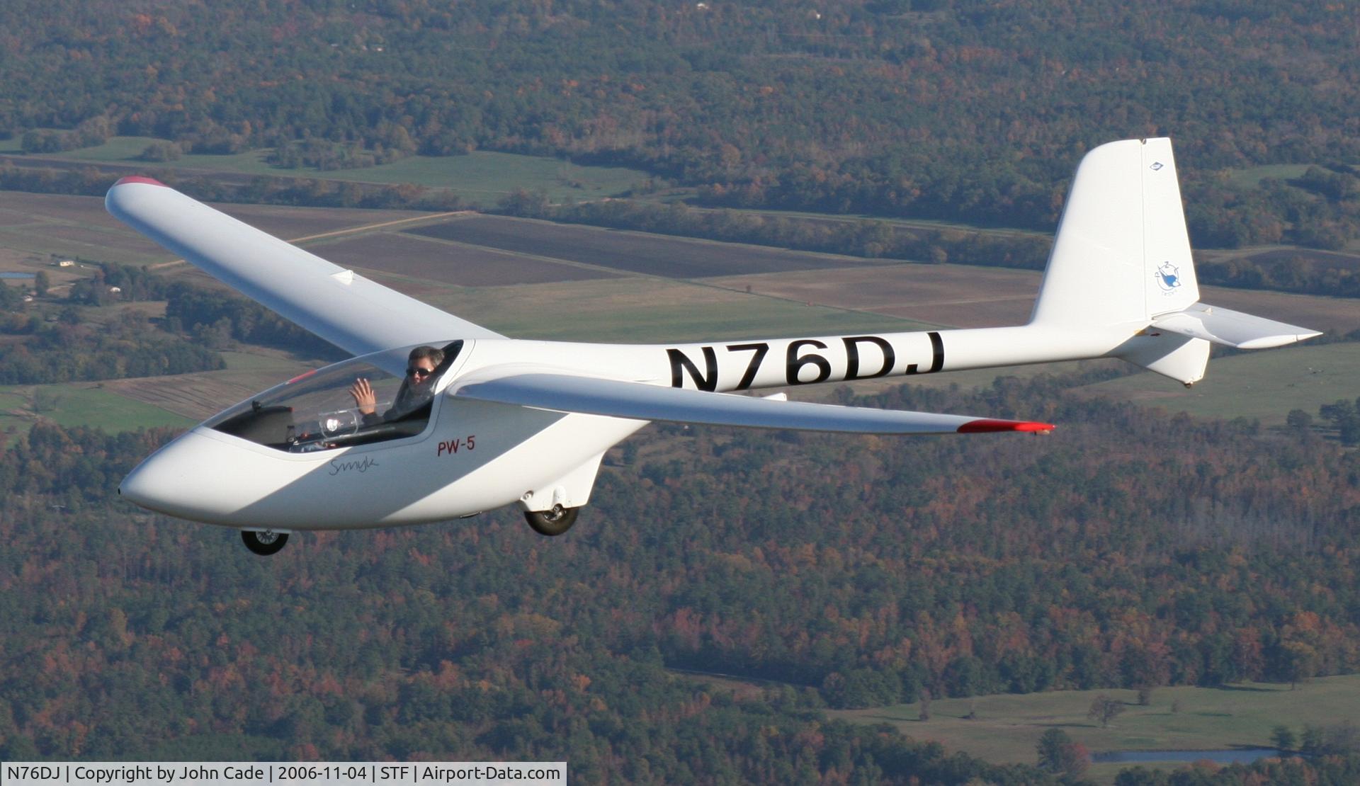 N76DJ, 2001 Pzl-swidnik PW-5 C/N 17.12.021, Nathan King on a solo flight in N76DJ over Starkville, MS