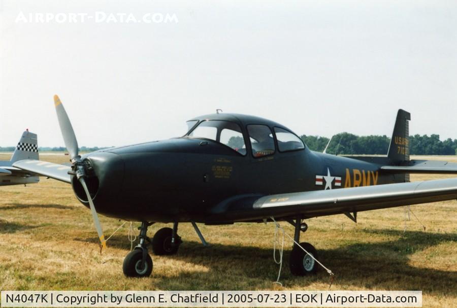 N4047K, North American Navion (NA-145) C/N NAV-4-1047, Pretending to be an L-17 at the Liason fly-in