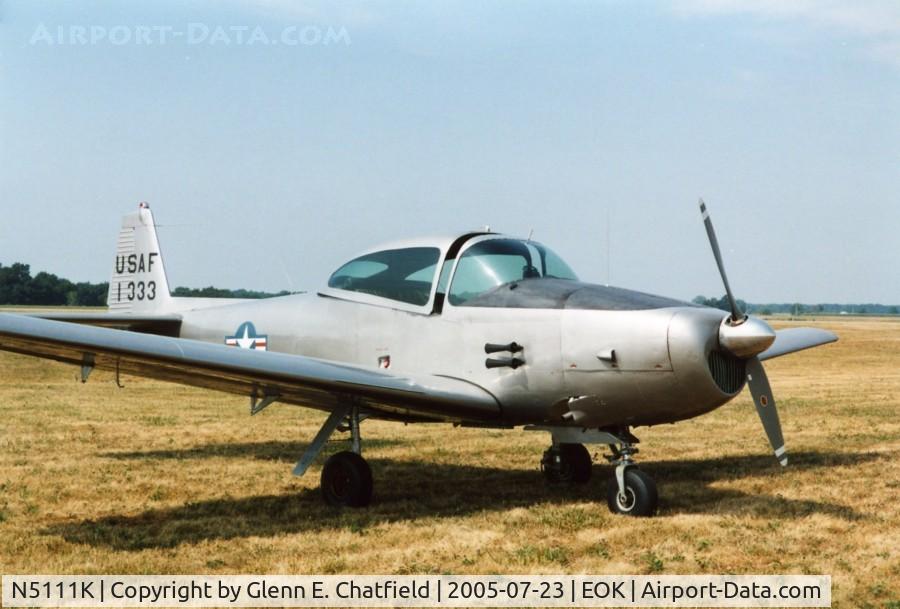 N5111K, 1950 Ryan Navion A C/N NAV-4-2011, Pretending to be an L-17 at the Liason fly-in