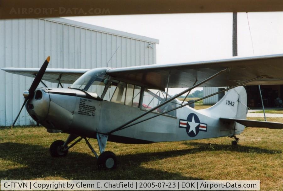C-FFVN, 1947 Aeronca L-16A (7BCM) C/N 7BCM-259, At the liason bird fly-in