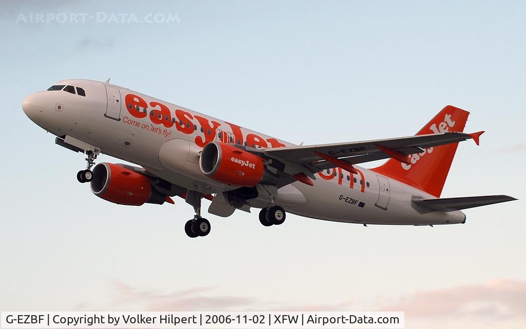 G-EZBF, 2006 Airbus A319-111 C/N 2923, Airbus A319-111