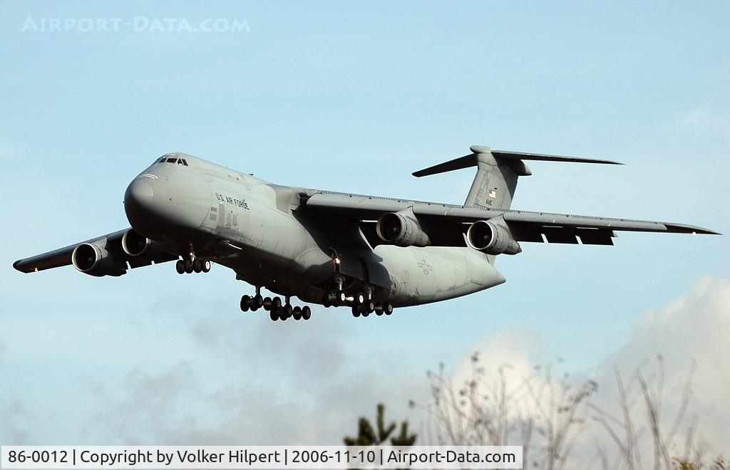 86-0012, 1986 Lockheed C-5B Galaxy C/N 500-0098, Lockheed C-5 Galaxy