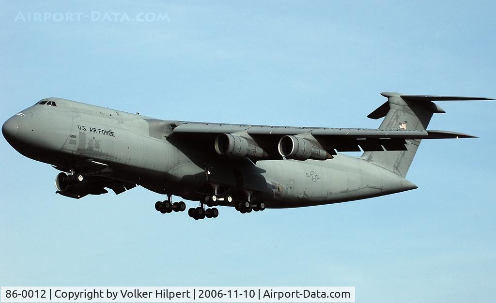 86-0012, 1986 Lockheed C-5B Galaxy C/N 500-0098, Lockheed C-5 Galaxy