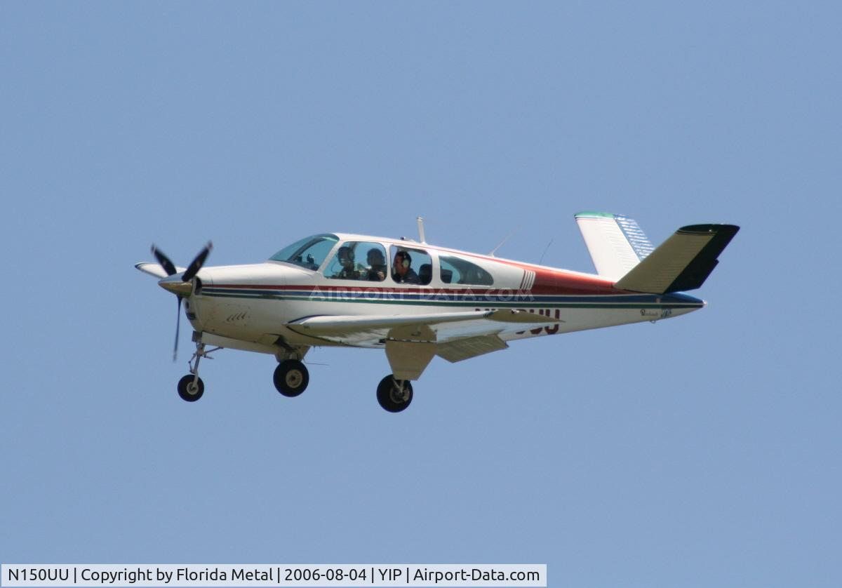 N150UU, 1961 Beech N35 Bonanza C/N D-6630, short turn landing