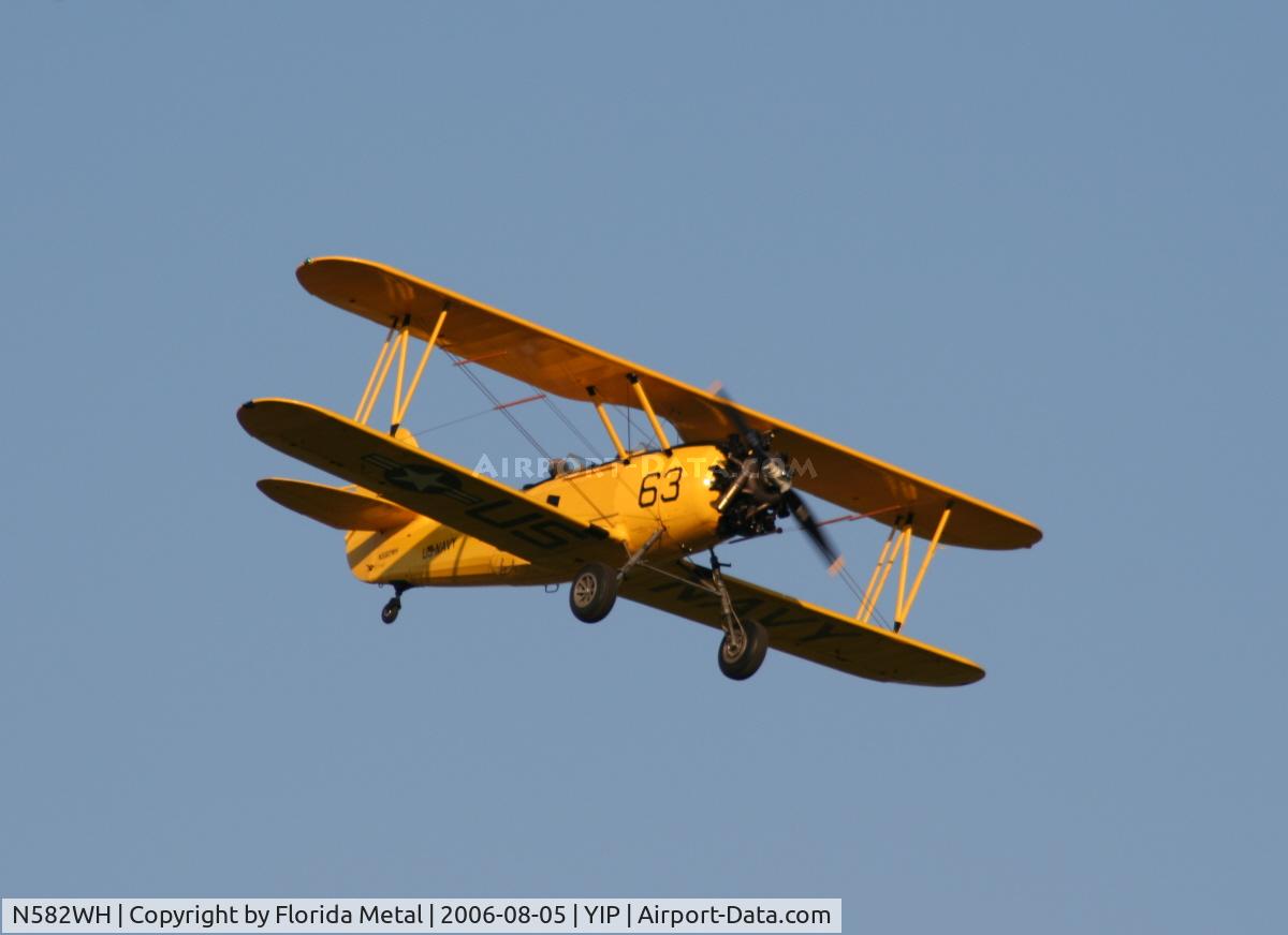 N582WH, 1940 Naval Aircraft Factory N3N-3 C/N 2003, Pre WWII biplane