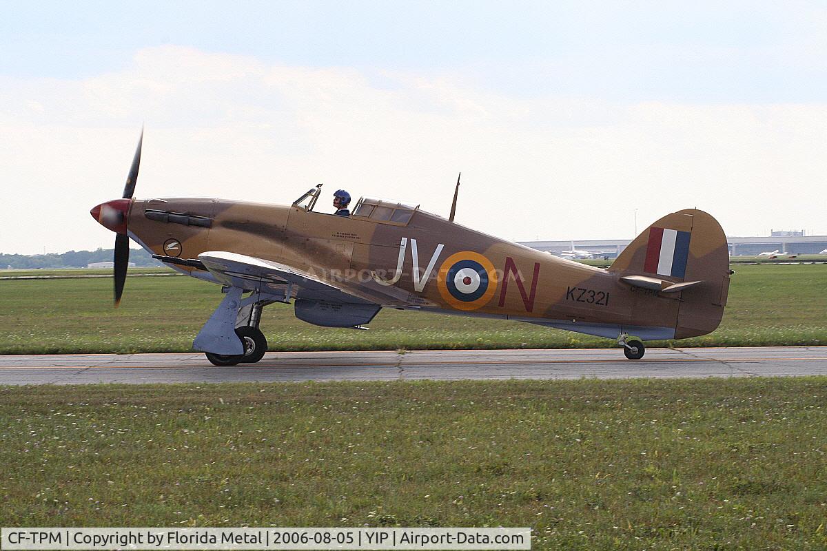 CF-TPM, 1943 Hawker Hurricane IV C/N KZ321, Hurricane