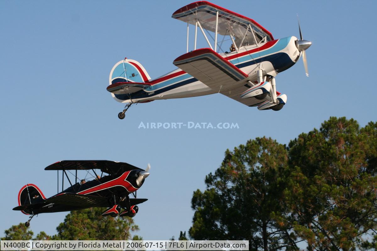 N400BC, 1977 Great Lakes 2T-1A-2 Sport Trainer C/N 0754, Leaving together