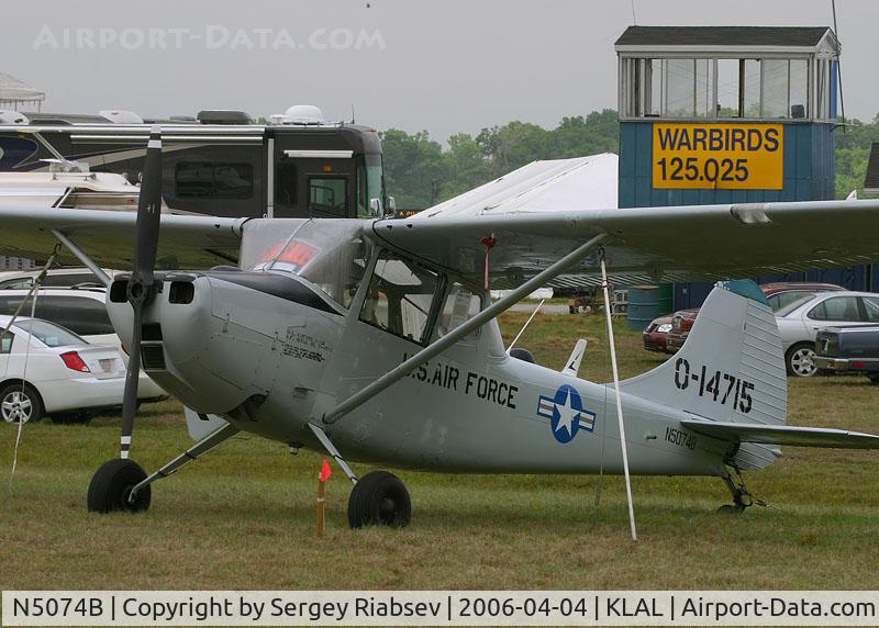 N5074B, 1951 Cessna 305A C/N 21600, Sun-n-fun 2006