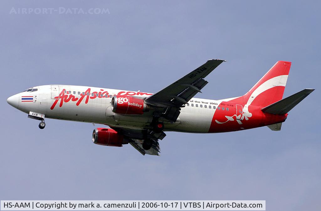 HS-AAM, 1986 Boeing 737-301 C/N 23233, B.737