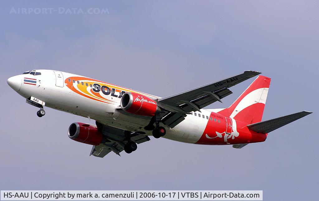 HS-AAU, 1987 Boeing 737-3B7 C/N 23378, B.737